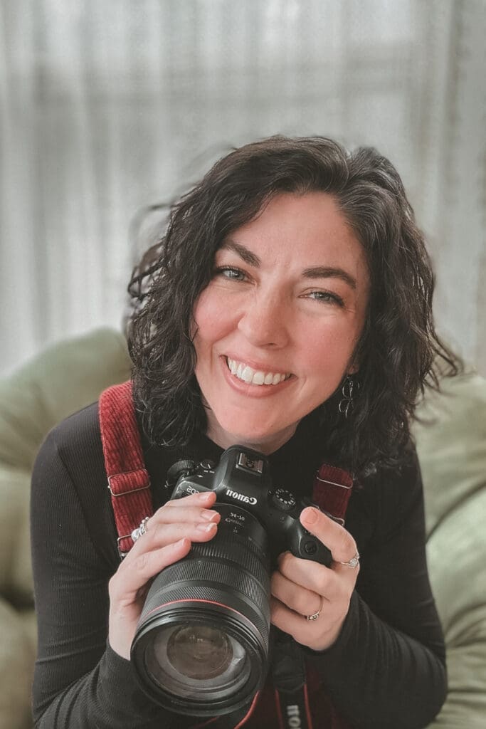 photo of the photographer, Heather, owner of Velvet Fields Photography